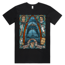 Load image into Gallery viewer, Jaws Stained Glass Tee